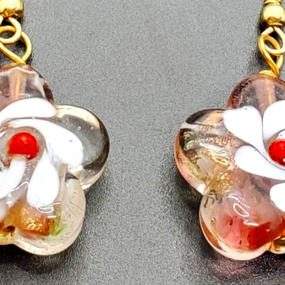 Blown Glass earrings ✨️ - Picture 6 of 6